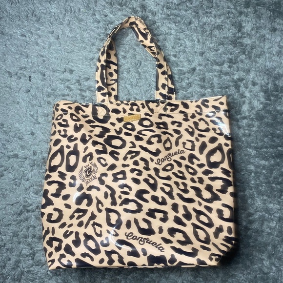 Consuela Bags Consuela East West Breezy Bam Bam Tote Bag Leopard